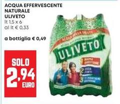 Uliveto - Acqua Effervescente Naturale