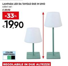 Lampada Led Da Tavolo Due In Uno