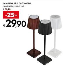 Lampada Led Da Tavolo