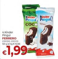 Ferrero - 4 Kinder Pinguì