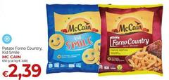 Mc cain - Patate Forno Country, Kid Smile