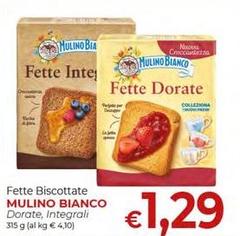 Mulino Bianco - Fette Biscottate Dorate, Integrali
