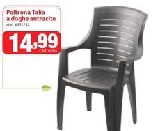 Poltrona A Doghe Antracite