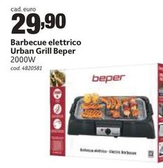 Beper - Barbecue Elettrico Urban Grill  2000w
