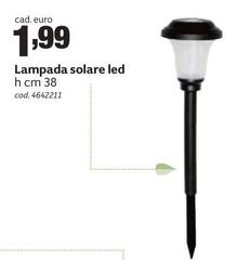 Lampada Solare Led H Cm 38