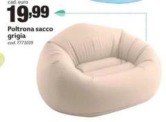 Poltrona Sacco Grigia