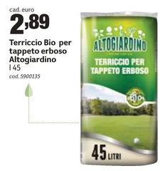 Bio - Terriccio  Per Tappeto Erboso Altogiardino