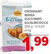 Croissant Senza Zucchero All'Albicocca