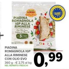 Piadina romagnola - Piadina Romagnola IGP Alla Riminese Con Olio Evo