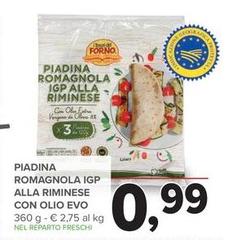 Piadina romagnola - Piadina Romagnola IGP Alla Riminese Con Olio Evo