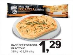Base Per Focaccia In Rotolo