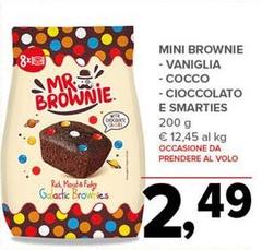 Smarties - Mini Brownie Vaniglia/Cocco/Cioccolato E