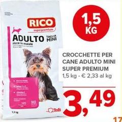 Rico - Crocchette Per Cane Adulto Mini Super Premium