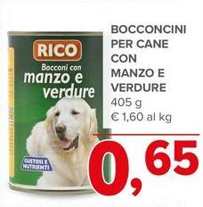 Rico - Bocconcini Per Cane Con Manzo E Verdure