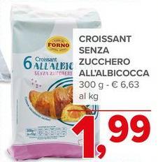 Croissant Senza Zucchero All'Albicocca