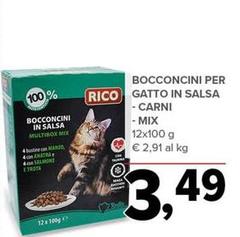 Rico - Bocconcini Per Gatto In Salsa Carni Mix
