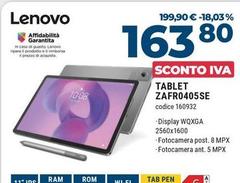 Lenovo - Tablet ZAFR0405SE