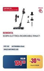 Rowenta - Scopa Elettrica Ricaricabile Rh6a71