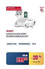 iRobot - Aspirapolvere Robot Roombacomb0505/wht