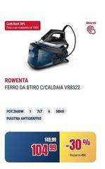Rowenta - Ferro Da Stiro C/ Caldaia Vr8322