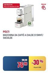 Polti - Macchina Da Caffè A Cialde S15WHT/ 54CIALDE