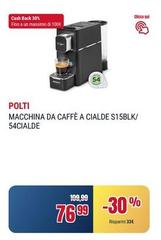 Polti - Macchina Da Caffè A Cialde S15blk/ 54cialde