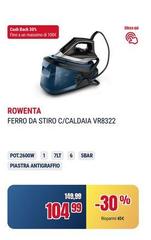 Rowenta - Ferro Da Stiro C/Caldaia Vr8322