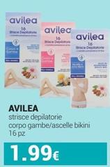 Avilea - Strisce Depilatorie Corpo Gambe/ascelle Bikini