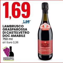 Integralmente Prodotto - Lambrusco Grasparossa Di Castelvetro DOC Amabile