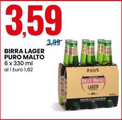 Best Brau - Birra Lager Puro Malto