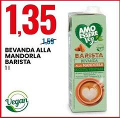 Vegan si - Bevanda Alla Mandorla Barista