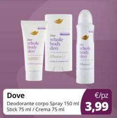 Dove - Deodorante Corpo Spray Stick