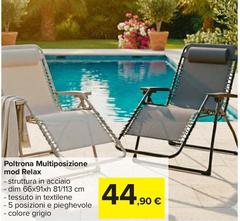 Poltrona Multiposizione Mod Relax