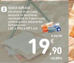 Sedia Sdraio
