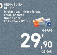 Keter - Sedia Elisa