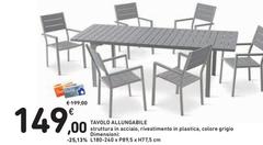 Tavolo Allungabile