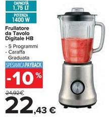 HB - Frullatore Da Tavolo Digitale