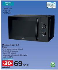 Daya - Microonde Con Grill