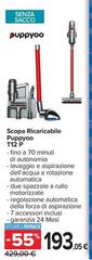 Puppyoo - Scopa Ricaricabile Puppyo