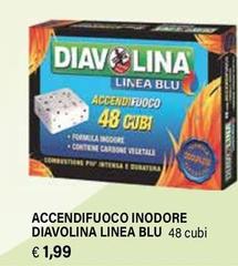 Diavolina - Accendifuoco Inodore Linea Blu