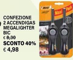 Bic - Confezione 2 Accendigas Megalighter