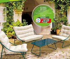 Set Arredo Con Cuscini Mod. Giglio