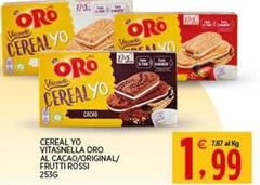 Scelta oro - Cereal Yo Al Cacao/original/frutti Rossi