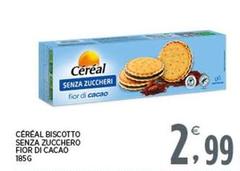 Cereal - Biscotto Senza Zucchero Fior Di Cacao