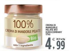 Eurocompany - Crema Di Mandorle Pelate Bio
