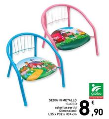Globo - Sedia In Metallo