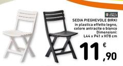 Sedia Pieghevole Birki