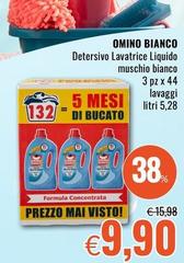Omino Bianco - Detersivo Lavatrice Liquido Muschio Bianco
