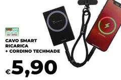Techmade - Cavo Smart Ricarica + Cordino
