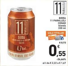 Conad - Birra 11 Paralleli